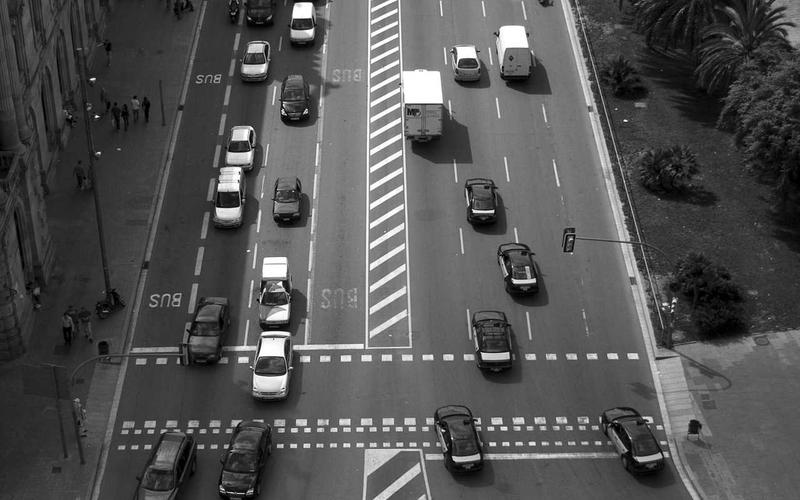繁忙的公路
